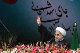 حضور رییس‌جمهور در راهپیمایی ۲۲ بهمن